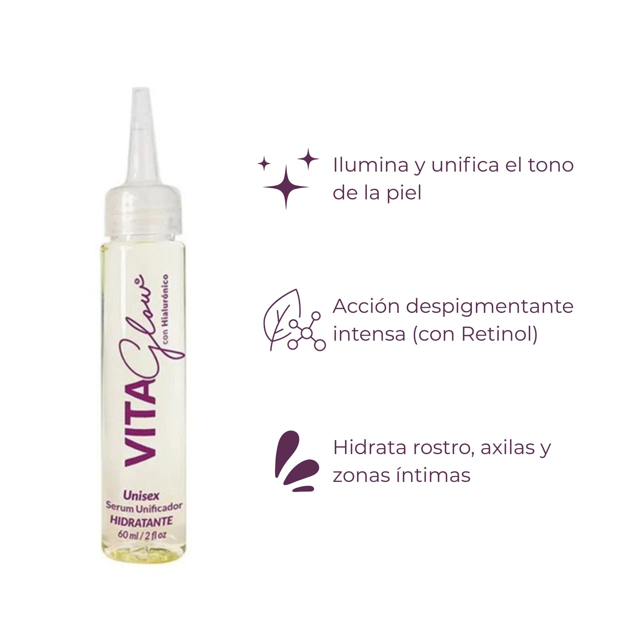 Sérum Aclarante y Antimanchas con Retinol - Vitaglow
